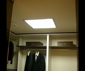 Подсветка гардеробной, шкафов и полочек